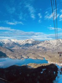 Alps munich mountains blue sky beautiful landscape 3000 meters