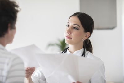 Young female doctor in a practice