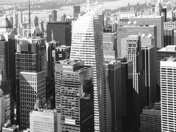 View of skyscrapers in city