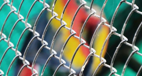 Full frame shot of chainlink fence