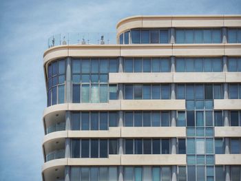 Low angle view of building against sky