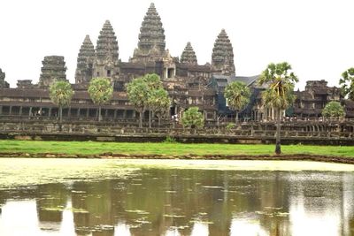 Low angle view of temple