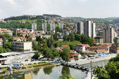 View of cityscape against sky