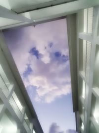 Low angle view of built structure against sky