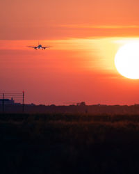 Scenic view of sunset