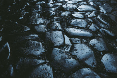 Full frame shot of stones