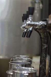 Close-up of faucet in kitchen