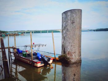 Boats in sea