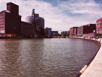 River with buildings in background