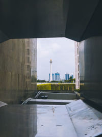 View of buildings in city