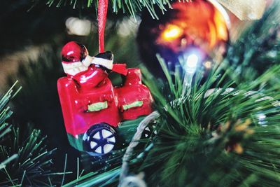 Close-up of christmas decoration