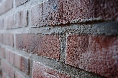 Close-up of brick wall