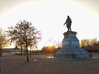 Statue in park