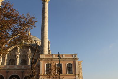 Low angle view of old building against sky