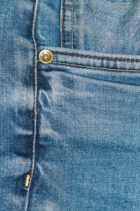 Full frame of jeans pocket