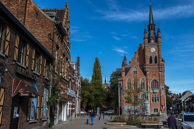 View of buildings in city