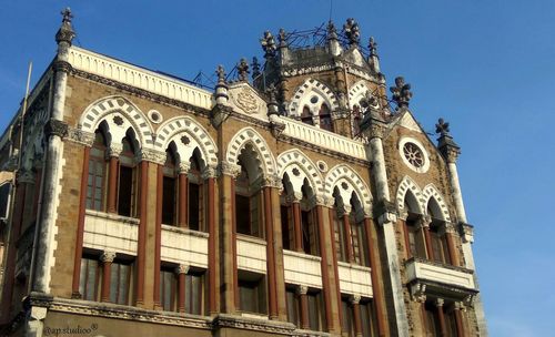 Low angle view of historical building