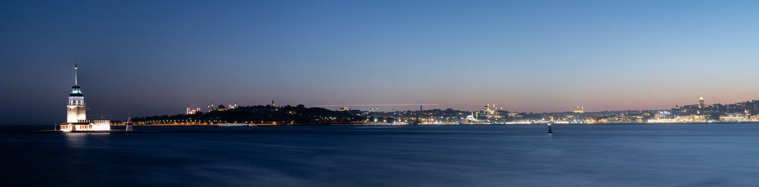 View of city at waterfront