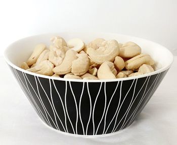 Close-up of fruits in bowl on table