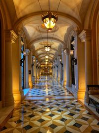 Corridor of building