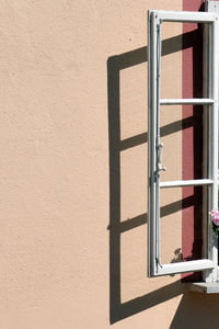 Close-up of window on wall