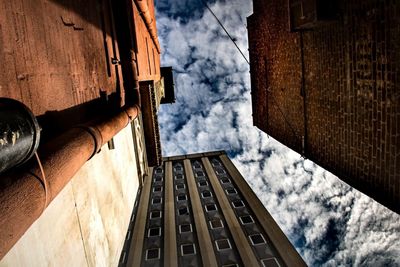 Low angle view of building against sky