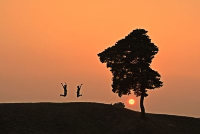 Scenic view of sky at sunset