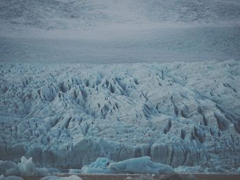 Scenic view of a glacier