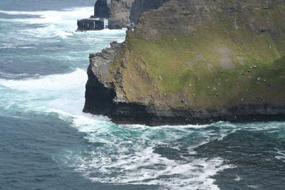 Cliffs of moher in sea