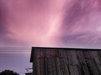 Low angle view of building against sky