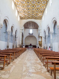 Corridor of historic building