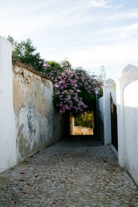 Entrance of building against sky