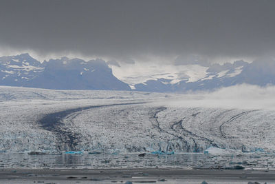 Glacier lagoon on iceland