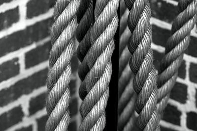 Close-up of ropes