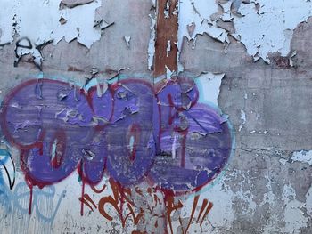Full frame shot of weathered wall