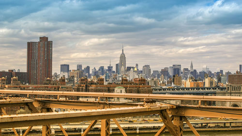 City skyline against sky