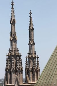 Low angle view of traditional building against sky