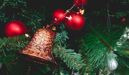 Close-up of christmas decoration