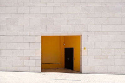 Window on concrete wall