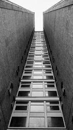 Low angle view of building against clear sky