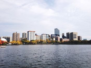 City skyline with waterfront