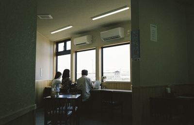 People working in restaurant