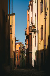 View of residential buildings against sky