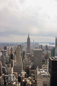 Aerial view of city