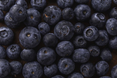 Full frame shot of blueberries