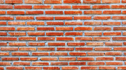 Full frame shot of brick wall texture. 