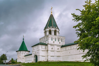 Low angle view of building against sky