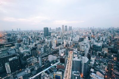 Aerial view of cityscape