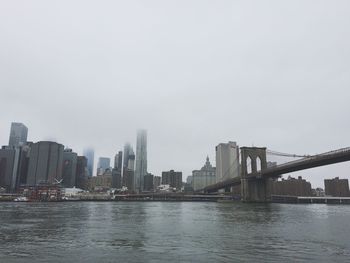 City skyline at waterfront