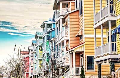 View of residential buildings